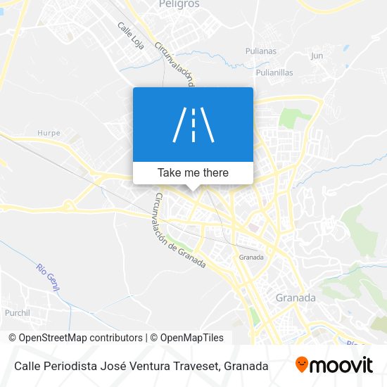 Calle Periodista José Ventura Traveset map