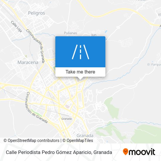 Calle Periodista Pedro Gómez Aparicio map