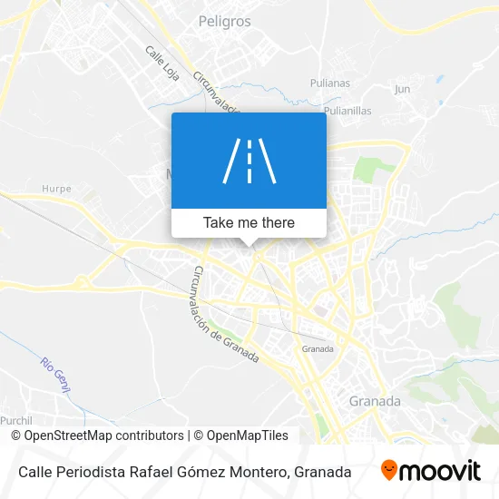 Calle Periodista Rafael Gómez Montero map