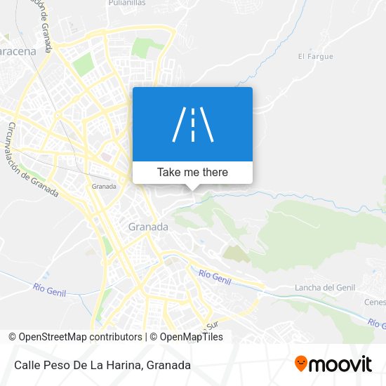 Calle Peso De La Harina map