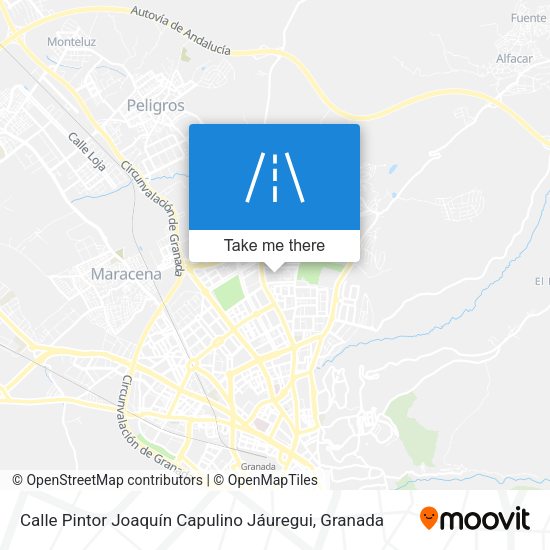 Calle Pintor Joaquín Capulino Jáuregui map