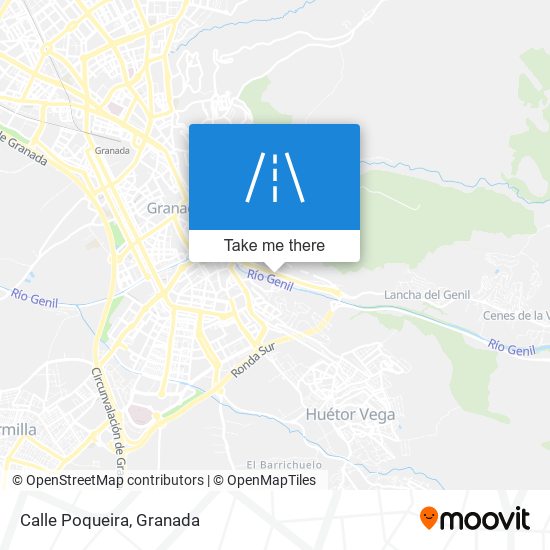 Calle Poqueira map