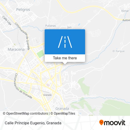 Calle Príncipe Eugenio map