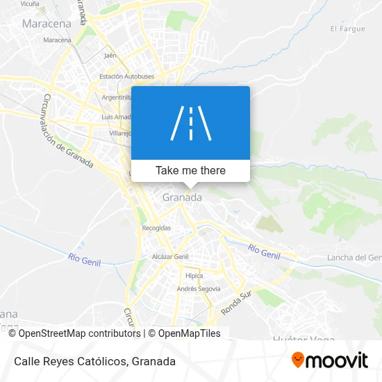 mapa Calle Reyes Católicos