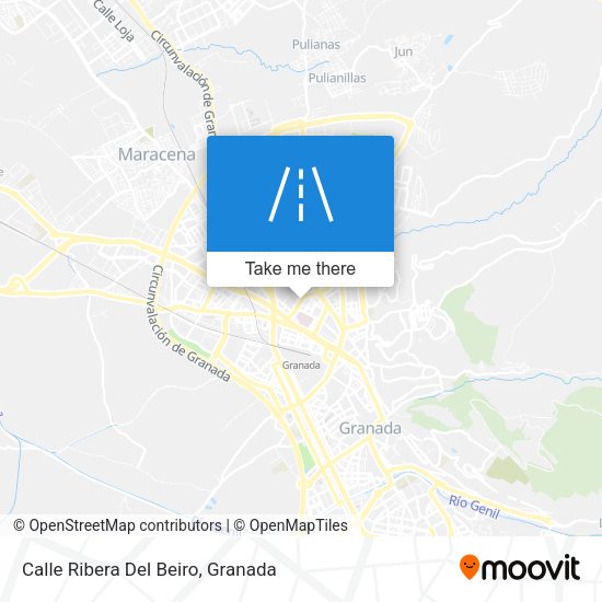 Calle Ribera Del Beiro map