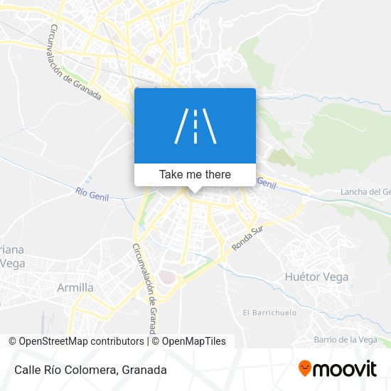 Calle Río Colomera map
