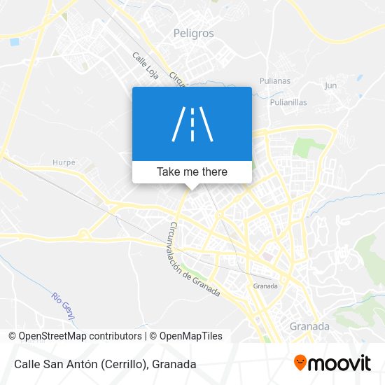 Calle San Antón (Cerrillo) map
