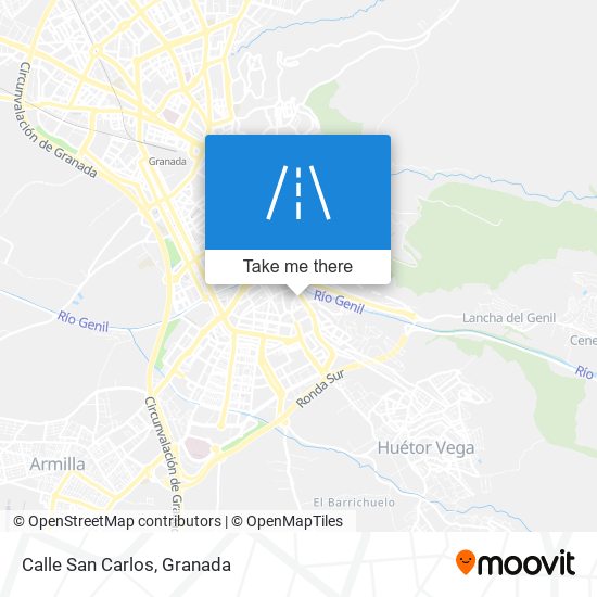 Calle San Carlos map