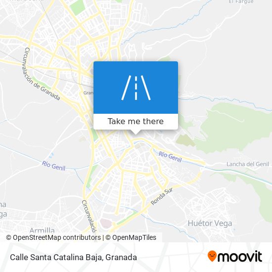 Depresión montículo veterano How to get to Calle Santa Catalina Baja in Granada by Bus or Metro?