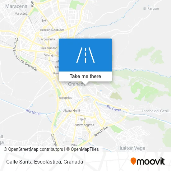 Calle Santa Escolástica map