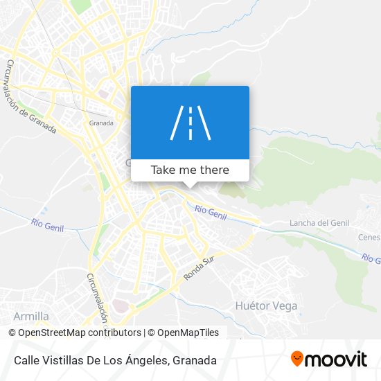 mapa Calle Vistillas De Los Ángeles