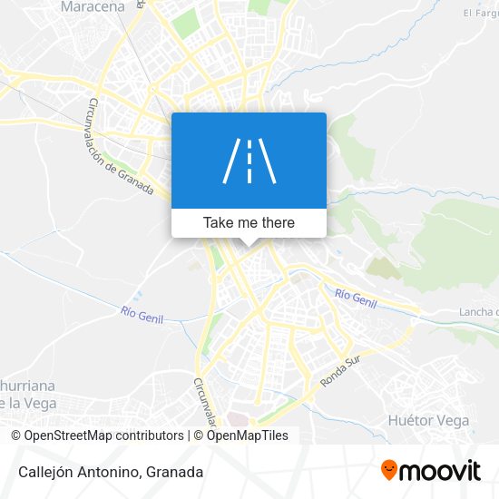 Callejón Antonino map