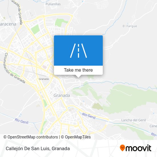 Callejón De San Luis map