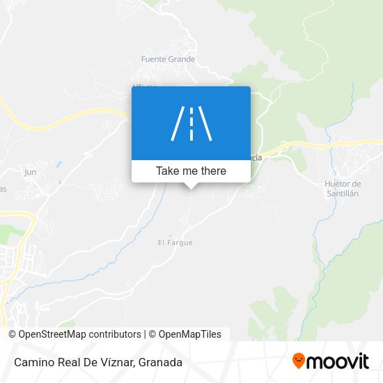 Camino Real De Víznar map