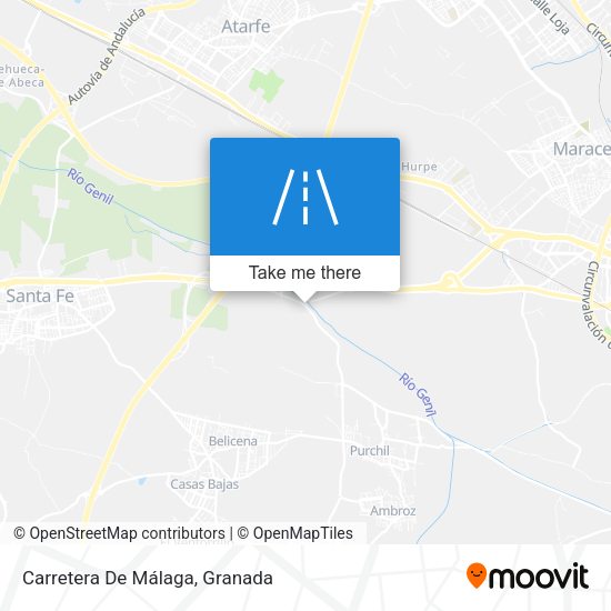 Carretera De Málaga map