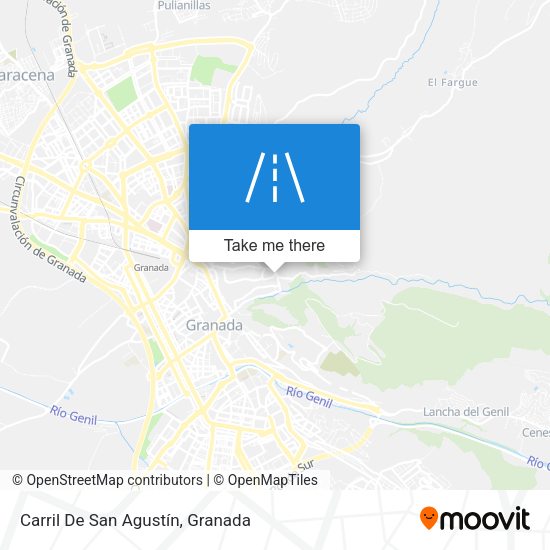Carril De San Agustín map