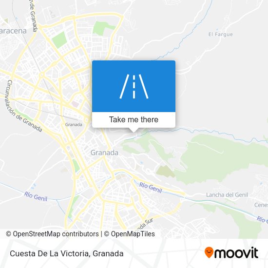 Cuesta De La Victoria map