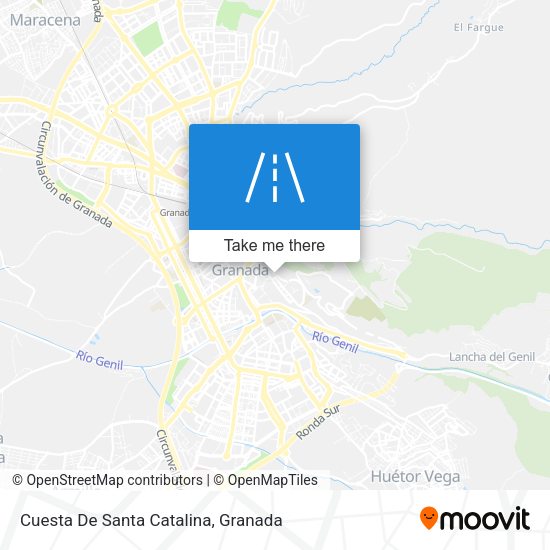 Cuesta De Santa Catalina map