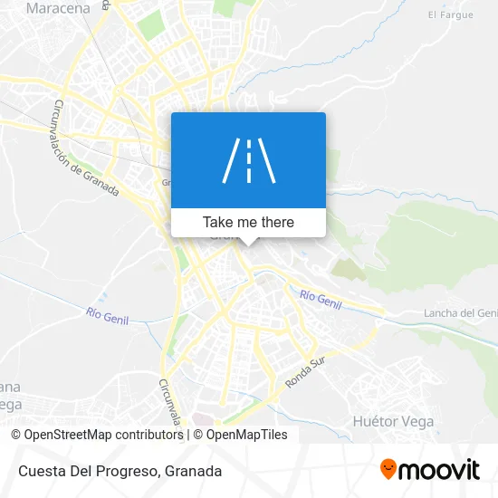 Cuesta Del Progreso map