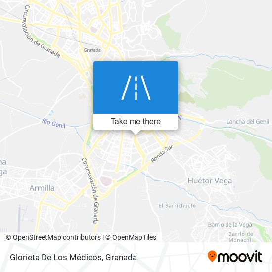 mapa Glorieta De Los Médicos