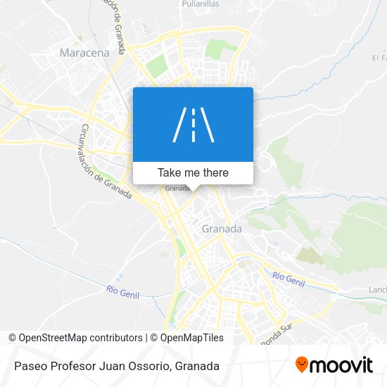 Paseo Profesor Juan Ossorio map