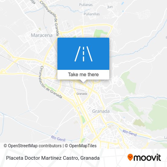 Placeta Doctor Martínez Castro map