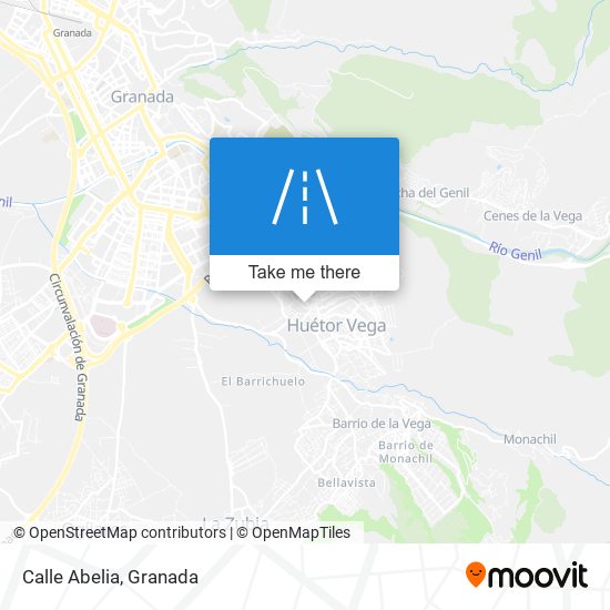 Calle Abelia map