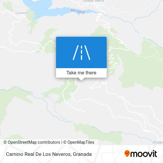 Camino Real De Los Neveros map