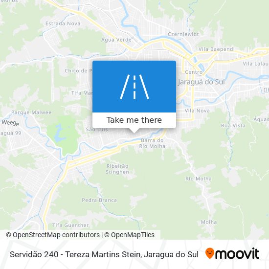 Servidão 240 - Tereza Martins Stein map