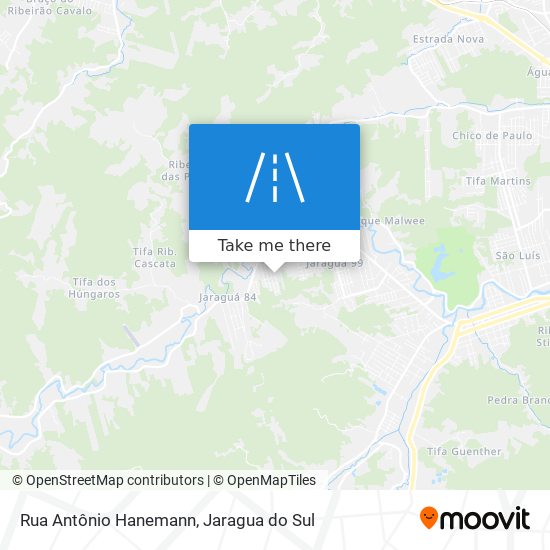 Rua Antônio Hanemann map