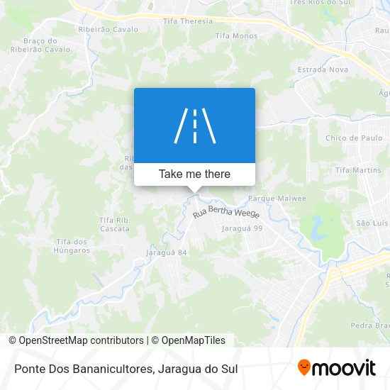 Ponte Dos Bananicultores map