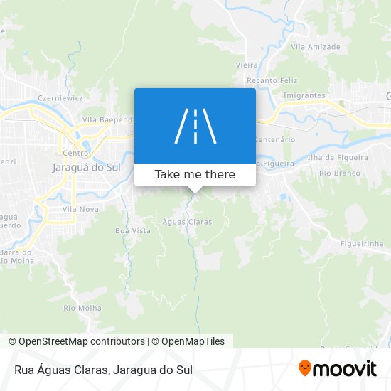 Mapa Rua Águas Claras