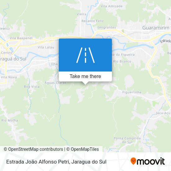 Estrada João Alfonso Petri map