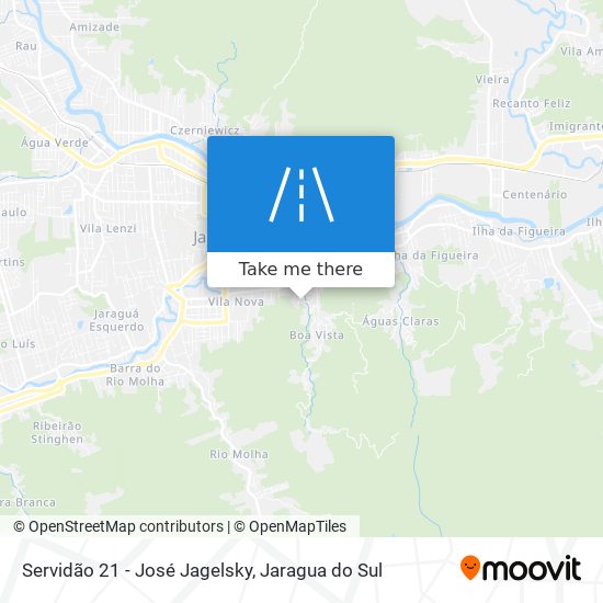 Servidão 21 - José Jagelsky map