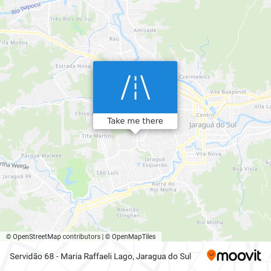 Servidão 68 - Maria Raffaeli Lago map