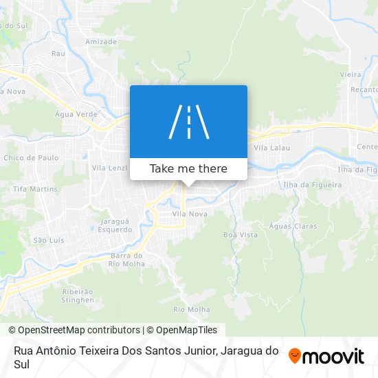 Mapa Rua Antônio Teixeira Dos Santos Junior