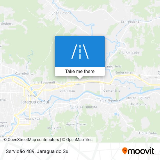 Servidão 489 map