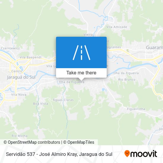 Servidão 537 - José Almiro Kray map