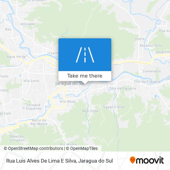 Mapa Rua Luis Alves De Lima E Silva