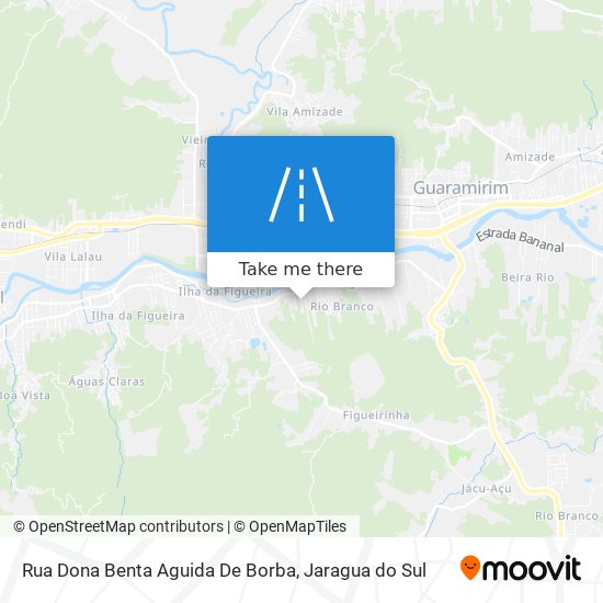 Mapa Rua Dona Benta Aguida De Borba