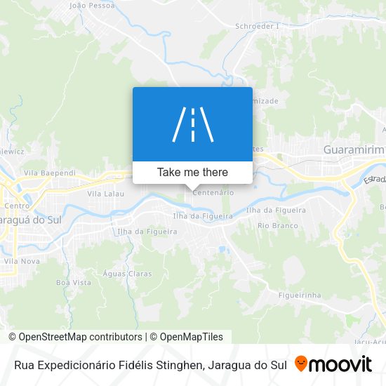 Rua Expedicionário Fidélis Stinghen map