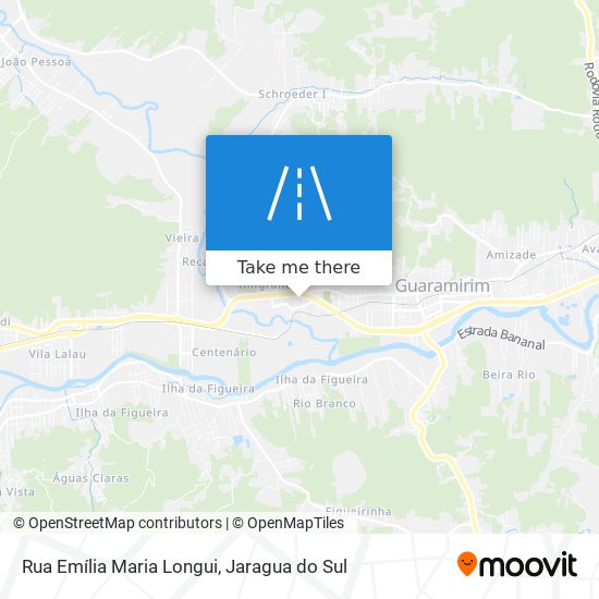 Mapa Rua Emília Maria Longui