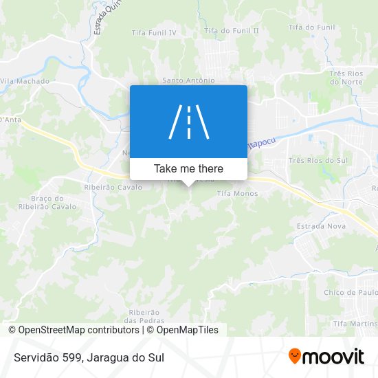 Servidão 599 map