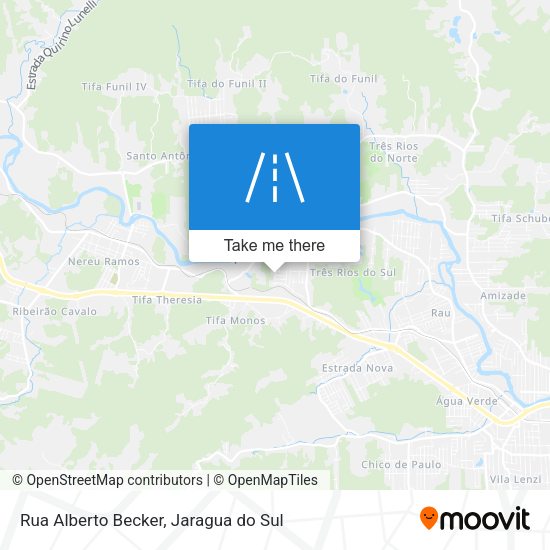 Rua Alberto Becker map