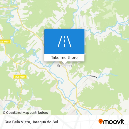 Mapa Rua Bela Vista