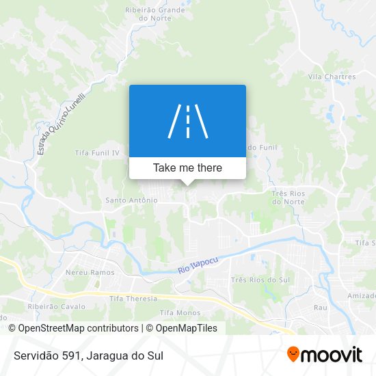Servidão 591 map