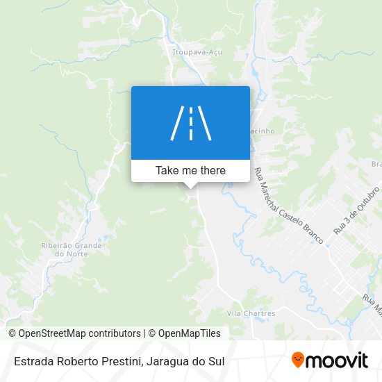 Estrada Roberto Prestini map