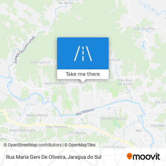 Mapa Rua Maria Geni De Oliveira