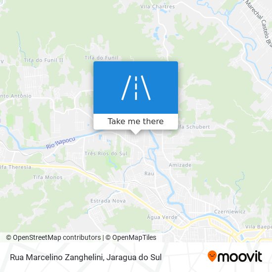 Mapa Rua Marcelino Zanghelini