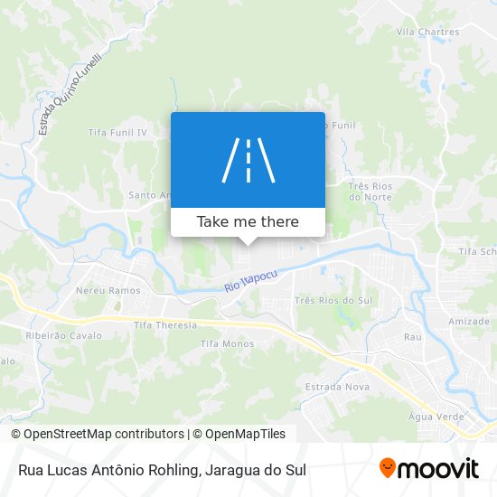 Rua Lucas Antônio Rohling map